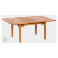 FaKOPA s. r. o. ELEGANTE - obdélníkový rozkládací stůl z teaku 120 x 130-180 cm