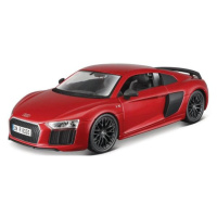 Maisto - Audi R8 V10 Plus, metal červené, assembly line, 1:24