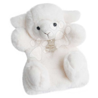 Plyšová ovečka na bábkové divadlo Lamb Puppet Histoire d’ Ours biela 25 cm od 0 mes HO2597