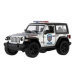 Auto Kinsmart Jeep Wrangler Policie 2018 kov/plast 12cm na zpětné natažení