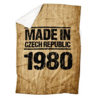 IMPAR Beránková deka Made In - 1980