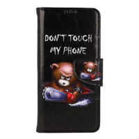 TopQ Pouzdro Motorola Moto G84 5G knížkové Don't Touch méďa 121347