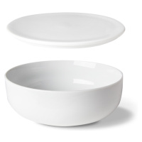 Mísa široká s víčkem, český porcelán, 21 cm, Optimo, G. Benedikt