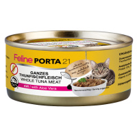 Feline Porta 21 krmivo pro kočky 6 x 156 g - Tuňák s aloe