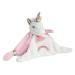 Plyšový jednorožec k mazlení Unicorn Lucie la Licorne Doudou et Compagnie růžový 20 cm v dárkové