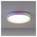 LEUCHTEN DIREKT is JUST LIGHT LED stropní svítidlo ploché 40x40cm, kruhové, bílé, stmívatelné, h