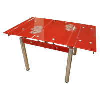 Stůl Frank 130x80 Červené