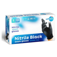 SOFTCLINIC Rukavice Nitril nepudr. černé S 100 ks