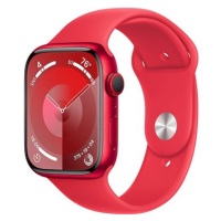 Apple Watch Series 9 45mm Cellular PRODUCT(RED) Červený hliník s červeným sportovním řemínkem - 