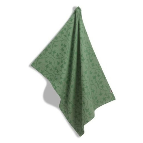 Kela Utěrka Cora, 100% bavlna, zelená, vzor, 70 x 50 cm