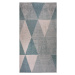 Modrý pratelný koberec 50x80 cm – Vitaus