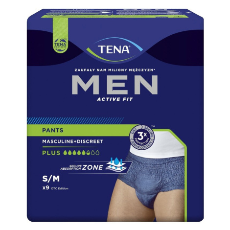 TENA Men Pant Plus, velikost M Natahovací absorpční kalhotky, obvod boků: 75-100