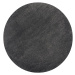 Flair Rugs koberce Kusový koberec Shaggy Teddy Charcoal kruh - 133x133 (průměr) kruh cm