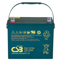 Záložní akumulátor CSB EVX12750 12V, 75Ah, 500A