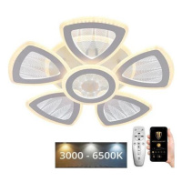 LED Stmívatelný přisazený lustr LED/145W/230V 3000-6500K + dálkové ovládání