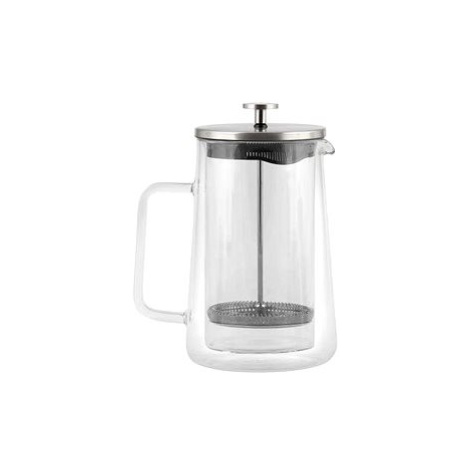 Vialli Design Konvice na čaj, kávu French Press dvoustěnná 1000 ml, DIVA 9279