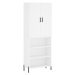 vidaXL Skříň highboard bílá 69,5 x 34 x 180 cm kompozitní dřevo