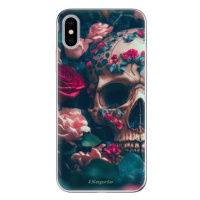 iSaprio Skull in Roses pro iPhone X