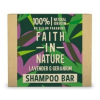 Faith in Nature - Tuhý šampon - Levandule a Pelargonie, 85g