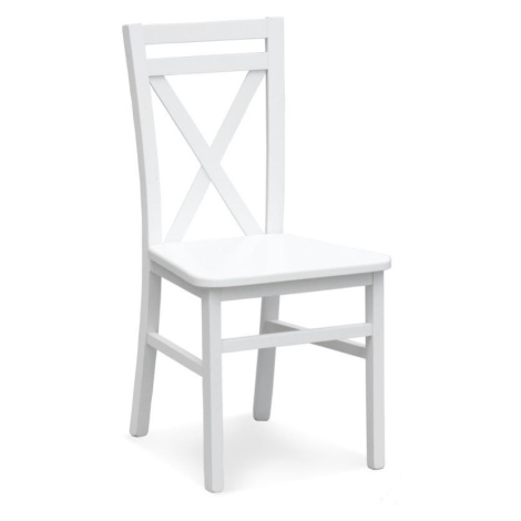Dřevěná židle DARIUSZ 2 Olše / bílá Halmar