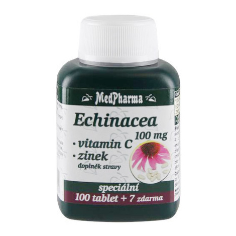 MedPharma Echinacea 100mg + vitamin C + zinek tbl.107