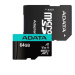 Adata MicroSDXC 64GB U3 V30S až 95MB/s + adapter