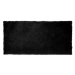 Koberec černý 80 x 150 cm Shaggy EVREN, 186356