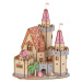 Woodcraft construction kit Dřevěné 3D puzzle Hrad na pláži