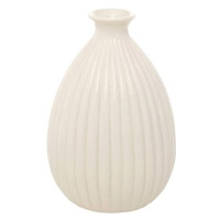 Boltze Home Dekorační porcelánová váza Pilar 15 cm krémová
