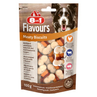 8in1 Flavours Meaty Biscuits Chicken - 3 x 100 g
