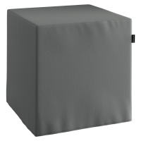 Dekoria Sedák Cube - kostka pevná 40x40x40, šedá, 40 x 40 x 40 cm, Quadro, 136-14