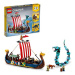 LEGO® Creator 3 v 1 31132 Vikingská loď a mořský had