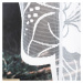 Dekorační krátká vzorovaná záclona na žabky GRACJANA 160 bílá 400x160 cm MyBestHome