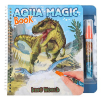 Omalovánka Dino World Aqua Magic Book, S magickým fixem