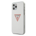 Guess GUHCP12MPCUCTLWH hard silikonové pouzdro iPhone 12 / 12 Pro 6.1" white Triangle Collection