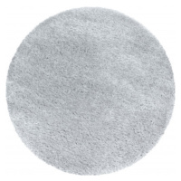 Ayyildiz koberce Kusový koberec Brilliant Shaggy 4200 Silver kruh Rozměry koberců: 120x120 (prům