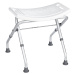 Ridder stolička skládací s nastavitelnou výškou bílá 32 x 50 cm nosnost 110 kg A0050301