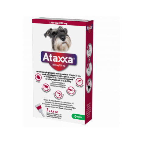 Ataxxa pro psy 10-25kg spot-on 1x2.5ml