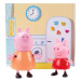Prasátko Peppa Pig herní set 2 figurky s tématickým pozadím 3 druhy