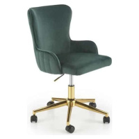 Halmar Kancelářská židle TIMOTEO - zlatá/tmavě