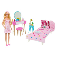 Mattel barbie® ložnice s panenkou, hpt55