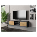 TP Living TV stolek Malwa 140 cm antracit/dub artisan