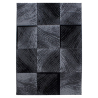 Ayyildiz koberce Kusový koberec Plus 8003 black Rozměry koberců: 80x150