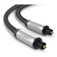 UGREEN AV108 Toslink Audio optický kabel, hliníkový oplet, 1m (šedý)