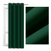 Dekorační závěs s kroužky COLOR 250 barva 26 lahvově zelená 140x250 cm (cena za 1 kus) MyBestHom