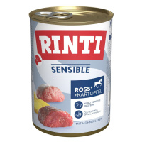 RINTI Sensible koňské maso, kuřecí játra a brambory 24x400g