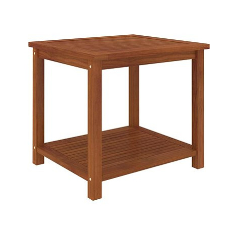 Odkládací stolek masivní akáciové dřevo 45x45x45 cm SHUMEE