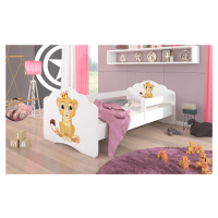 Dětská postel s obrázky - čelo Casimo bar Rozměr: 160 x 80 cm, Obrázek: Simba