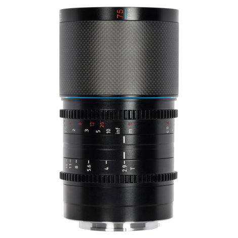 SIRUI Saturn 75mm T2.9 1.6x Carbon Fiber Full-frame Anamorphic L Mount (Blue Flare)