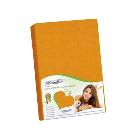 Bellatex Jersey - 90 × 200 cm - oranžová